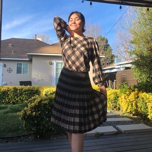 Vintage Checkered Dress